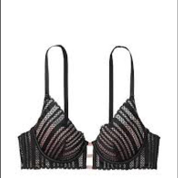 EUC Victoria Secret Very Sexy Lace Lightly-Lined Plunge Bra Sz: 34C - Picture 3 of 17